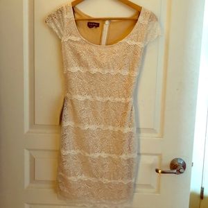 Bebe white party dress - xs